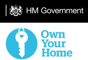 Text says HM Government Own You Own Home.  there is an image of a key.
