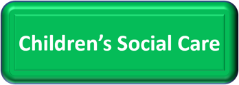 Green rectangle with white text that says children's social care